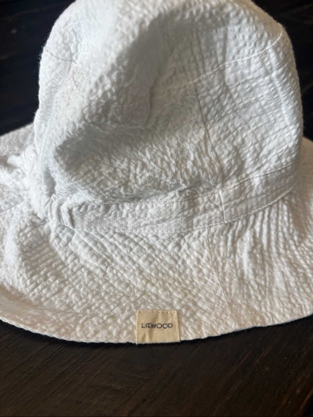 Liewood White Quilted Kids Sun Hat